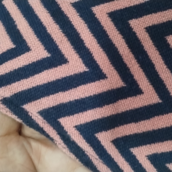 Ann Taylor Zigzag Pink & Dark Blue Shorts - Picture 3 of 3